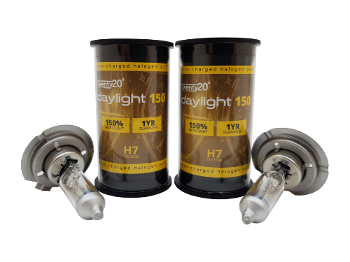 H7 Twenty20 Daylight 150 12V 55W 477 Halogen Bulbs